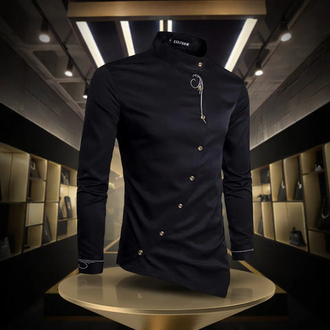 Stessil-Camicia Coreana Uomo