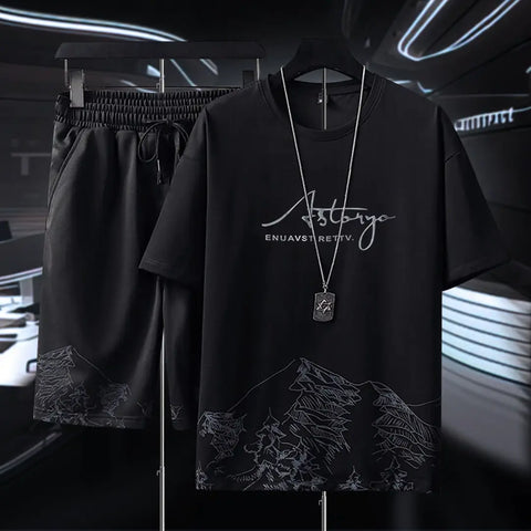 Stessil-Heren Short En T-Shirt