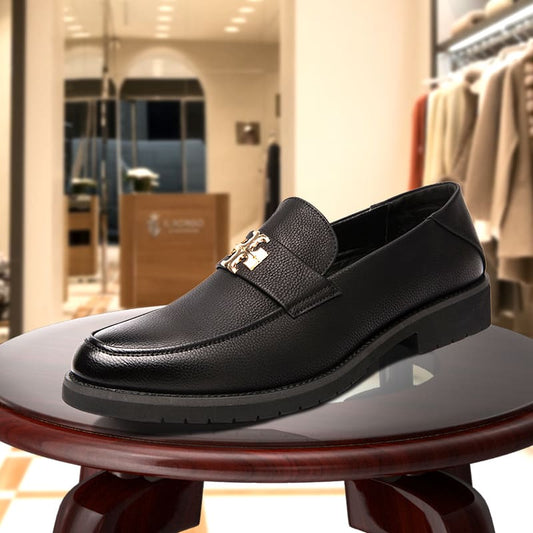 Stessil-Black Loafers